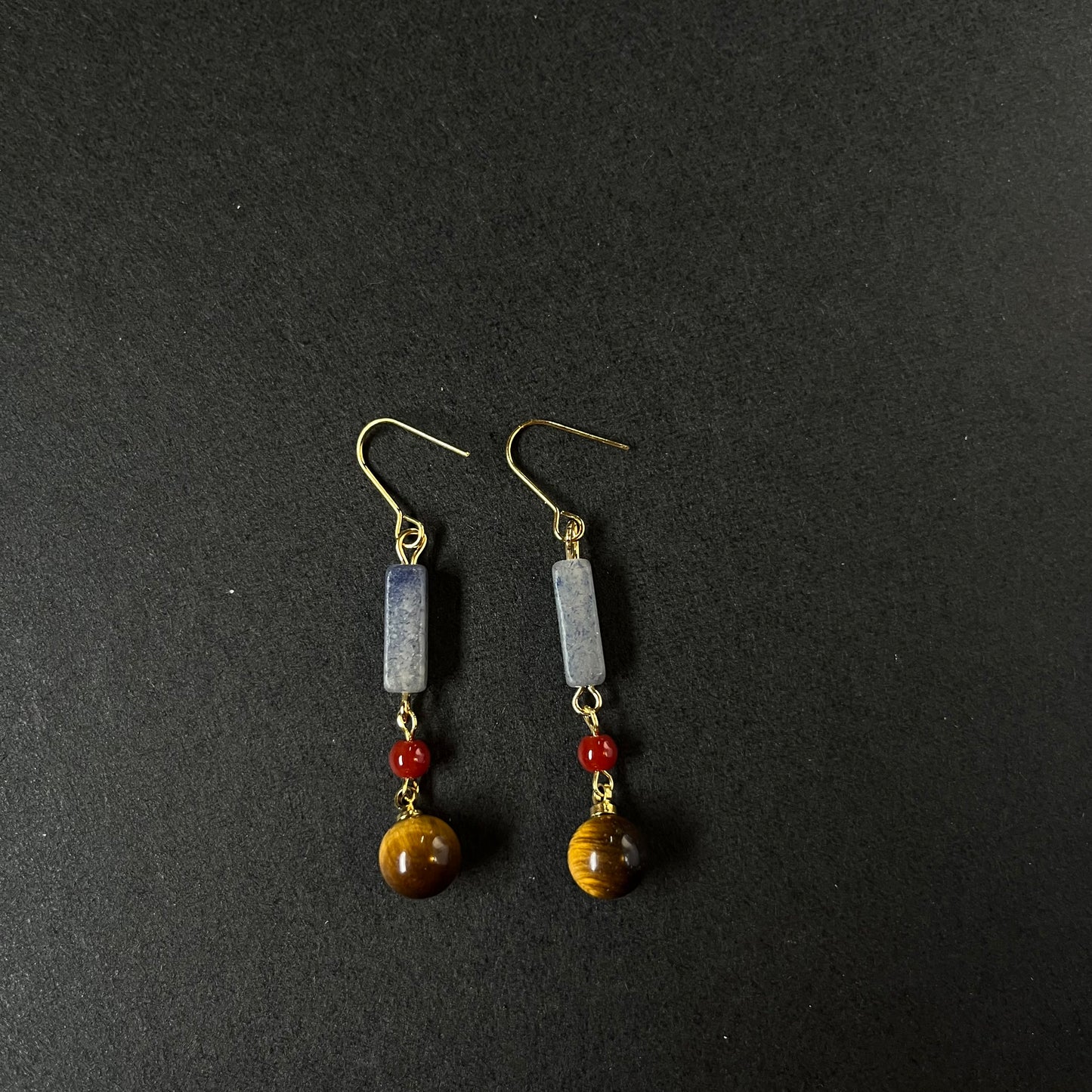Earthy Harmony Stone Earrings