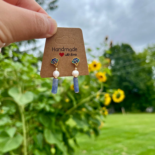 Sky Cloud Dangle Earrings