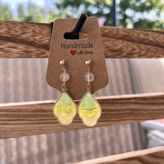 "Moonlit Petal" Filigree Earring