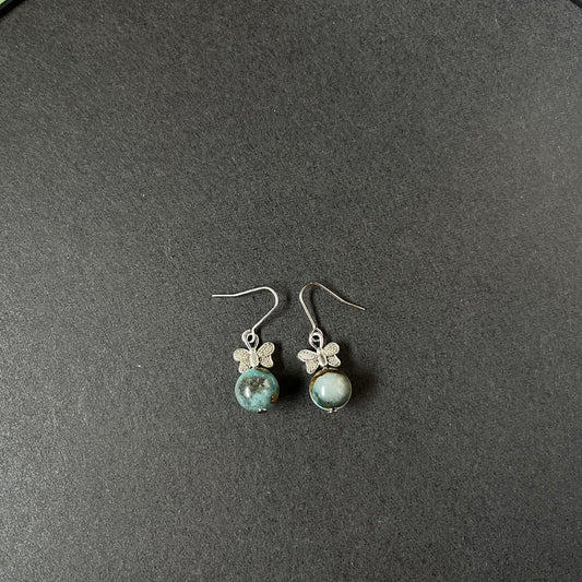 Marbled Butterfly Earrings