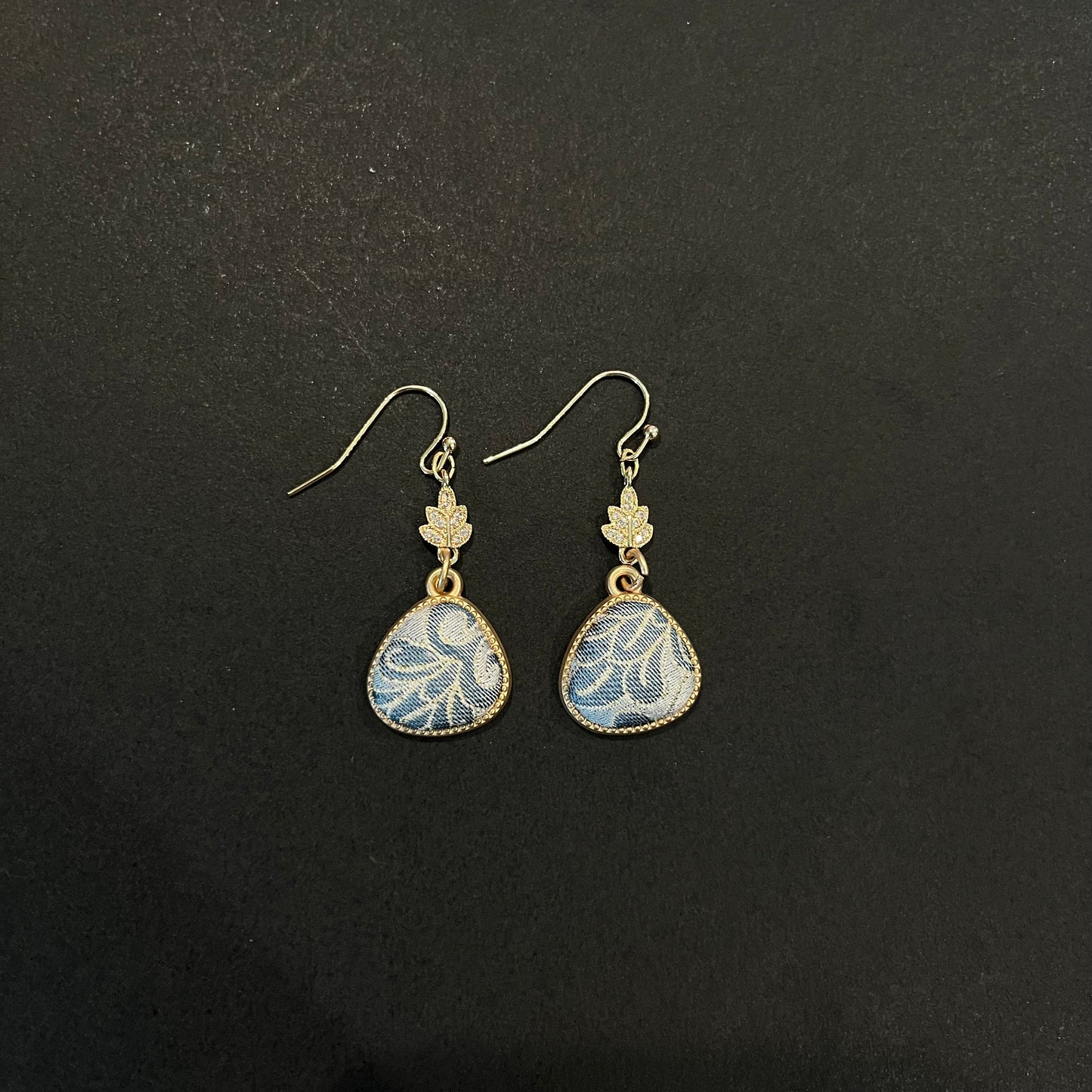 "Sky Bloom" Artisan Dangle Earrings
