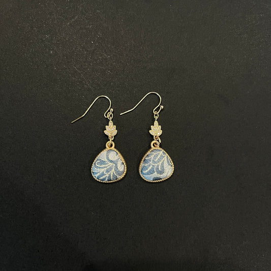 "Sky Bloom" Artisan Dangle Earrings