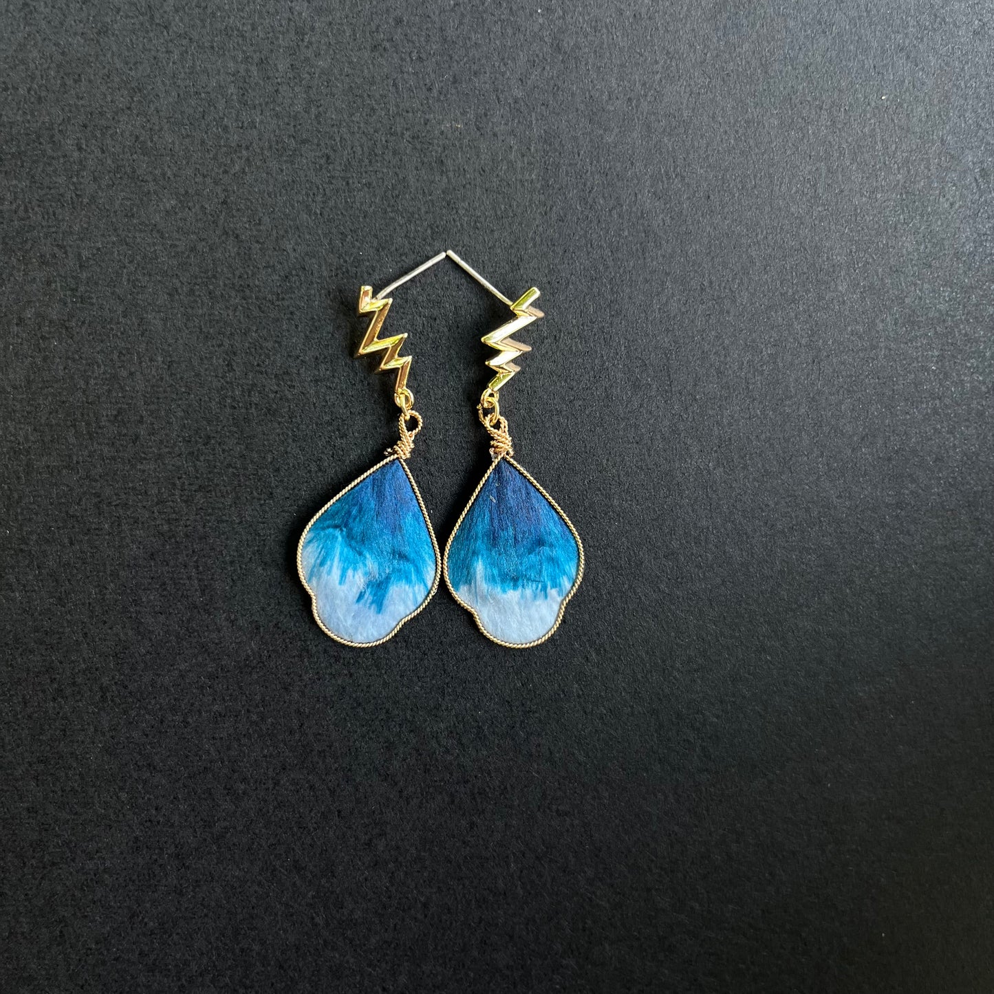 "Electric Sky" Filigree Earrings