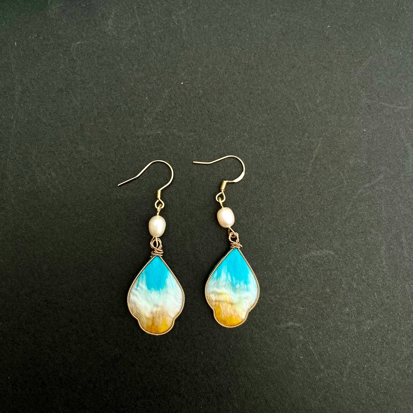 Seaside Pearl Drop Earrings