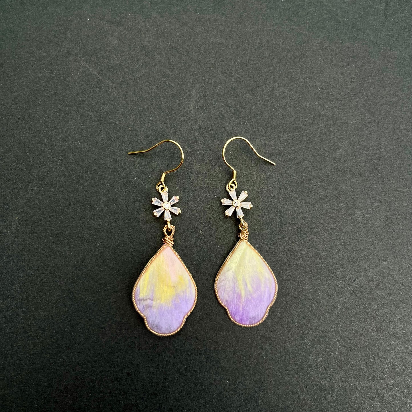 Whimsical Bloom: Snowflake and Petal Earrings