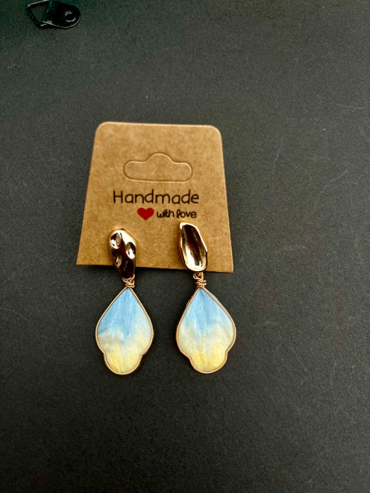 Golden Horizon Drop Earrings