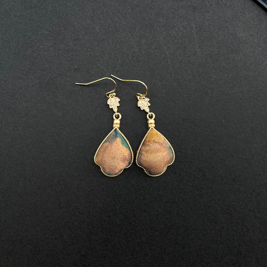 "Garden Path" Song Brocade Earrings